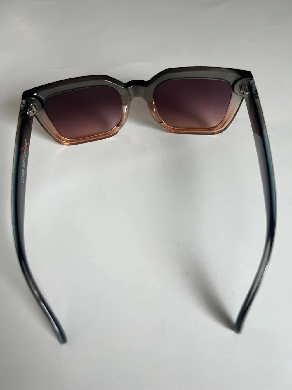 Oversized Square Gradient Sunglasses - Brown